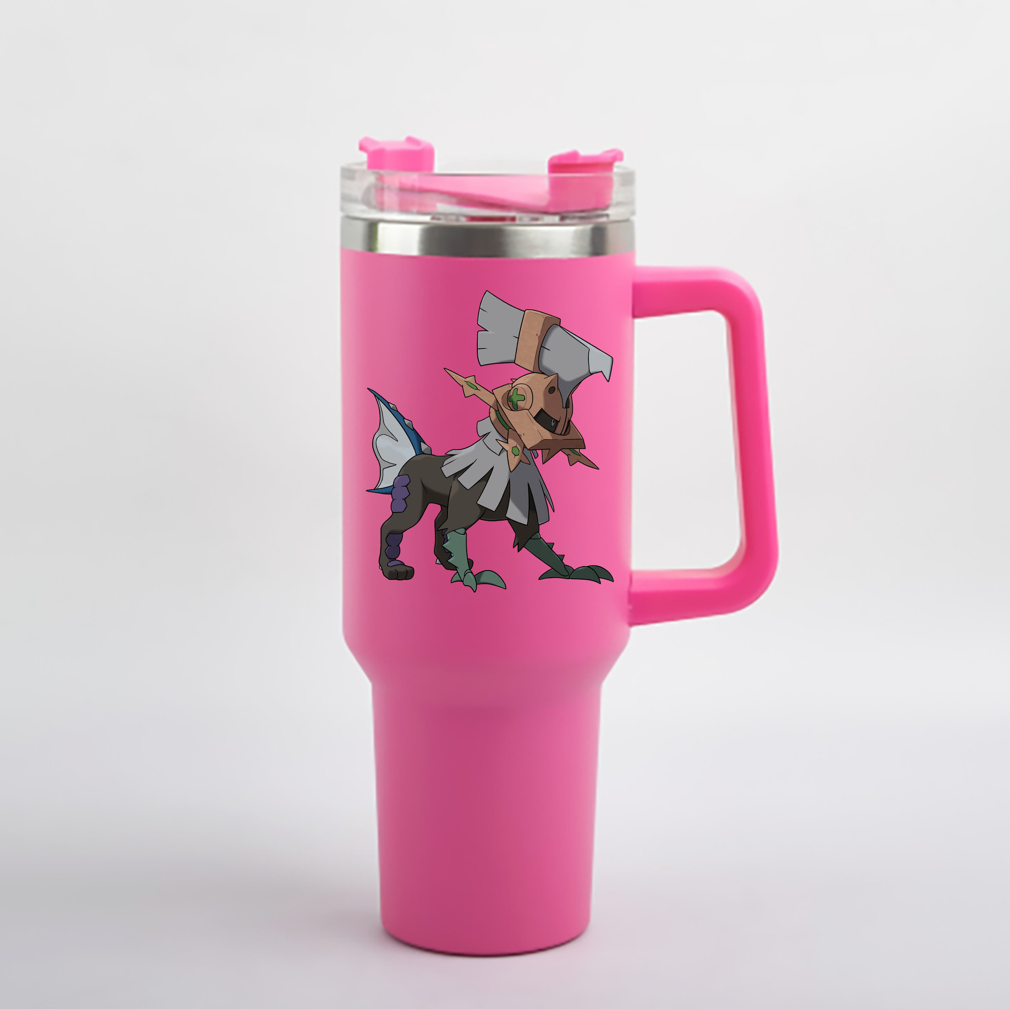 （画像用） ポケットモンスター Pokémon 1200mL車用タンブラー - クリスタルステッカー（プラスチックストロー付き）
